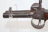  Belgian ANTIQUE Double Barrel Percussion Pistol - 10 of 10