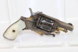  GORGEOUS Antique BELGIAN Revolver w PEARL Grips
- 1 of 8