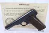  CAPTURED WWII Nazi German Browning FN 1922 Pistol - 1 of 16
