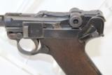  WORLD WAR I Dated German ERFURT 1917 Luger Pistol - 4 of 18