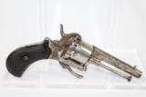  GERMAN Proofed ANTIQUE Folding Trigger PINFIRE Revolver - 1 of 8