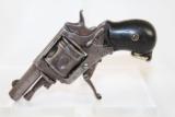  Belgian ANTIQUE .22 Rimfire POCKET CARRY Revolver - 6 of 9