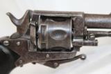  Belgian ANTIQUE .22 Rimfire POCKET CARRY Revolver - 3 of 9