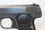  WWI-Era MOUSE GUN Rheinmetall Dreyse 1907 Pistol - 2 of 9
