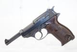  Fine WWII Nazi GERMAN “ac 44” WALTHER P38 Pistol - 1 of 13