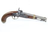  PUNCH DECORATED Antique Aston 1842 DRAGOON Pistol - 1 of 17