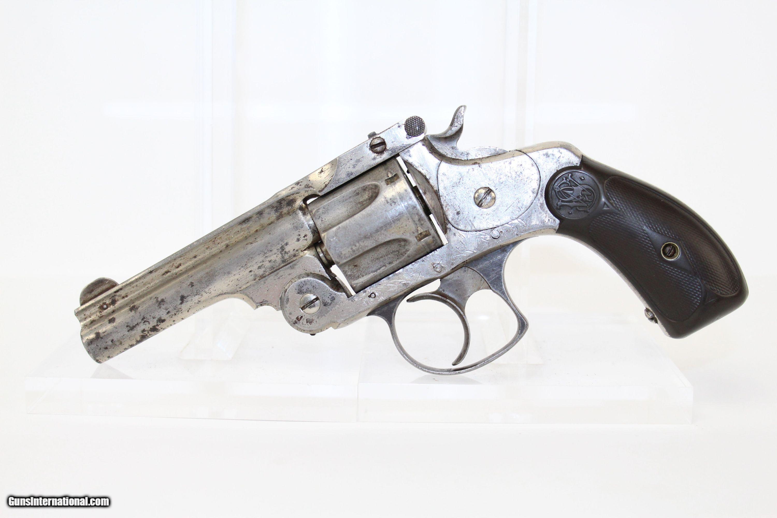 Antique Smith And Wesson 38 Double Action Revolver