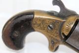  Engraved CIVIL WAR-Era Moore Pocket Model Revolver - 7 of 9