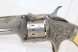  ENGRAVED Antique AMERICAN STANDARD TOOL Revolver - 2 of 17