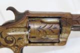  ENGRAVED Antique Hopkins & Allen “XL No. 3” Revolver - 8 of 11