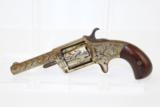  ENGRAVED Antique Hopkins & Allen “XL No. 3” Revolver - 1 of 11