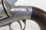  UNIQUE, RARE, ENGRAVED Antique T. BACON Revolver - 5 of 11