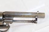 BELGIAN Antique FOLDING TRIGGER Pinfire Revolver - 3 of 8
