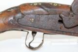 ORNAMENTAL Antique MIDDLE EASTERN Flintlock Pistol - 9 of 11