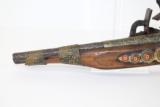 ORNAMENTAL Antique MIDDLE EASTERN Flintlock Pistol - 4 of 11