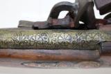 ORNAMENTAL Antique MIDDLE EASTERN Flintlock Pistol - 5 of 11