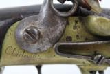 FRENCH Antique CHARLEVILLE 1777 Flintlock Pistol - 3 of 13
