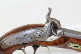 1850s ANTIQUE Percussion DERINGER Pistol - 2 of 9