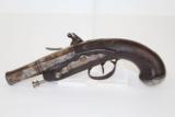 FRENCH Antique Cannon Barrel FLINTLOCK Coat Pistol - 7 of 10