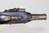 FRENCH Antique Cannon Barrel FLINTLOCK Coat Pistol - 6 of 10