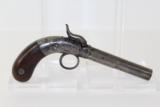 SCARCE ENGRAVED Antique Bacon Ring Trigger Pistol - 7 of 10