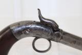 SCARCE ENGRAVED Antique Bacon Ring Trigger Pistol - 8 of 10