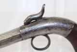 SCARCE ENGRAVED Antique Bacon Ring Trigger Pistol - 2 of 10