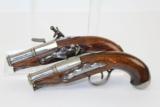 MATCHED PAIR of FRENCH Antique FLINTLOCK Pistols - 2 of 18