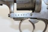 NICE 1870s EUROPEAN Antique PINFIRE Revolver - 5 of 11