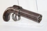 Antique 6-Shot MANHATTAN Pepperbox Revolver - 1 of 13