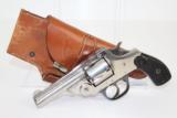 FINE Iver Johnson Revolver w AUDLEY SAFETY HOLSTER - 1 of 21