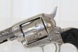 Engraved BLACK POWDER Antique COLT SAA Revolver - 2 of 12