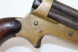 UNIQUE Antique SHARPS 4-Barrel PEPPERBOX Pistol - 9 of 15