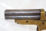 UNIQUE Antique SHARPS 4-Barrel PEPPERBOX Pistol - 3 of 15