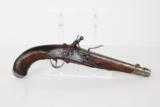EUROPEAN Antique NAVAL FLINTLOCK Pistol - 1 of 11