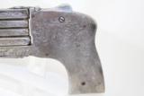 UNIQUE Engraved Belgian 4-BARREL Pistol 22 RIMFIRE - 4 of 14