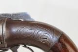 ENGRAVED Antique ALLEN & THURBER Pepperbox Revolver - 7 of 13