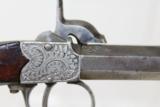 BELGIAN Antique Perc. to Pinfire CONVERSION Pistol - 8 of 12
