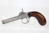 BELGIAN Antique Perc. to Pinfire CONVERSION Pistol - 1 of 12