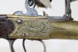 BRASS “BARBAR” of LONDON Antique Flintlock Pistol - 8 of 13