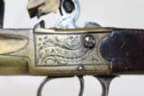BRASS “BARBAR” of LONDON Antique Flintlock Pistol - 5 of 13