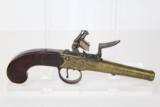 BRASS “BARBAR” of LONDON Antique Flintlock Pistol - 10 of 13