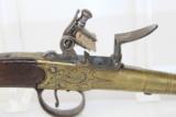 BRASS “BARBAR” of LONDON Antique Flintlock Pistol - 12 of 13