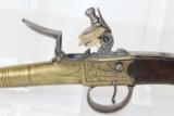 BRASS “BARBAR” of LONDON Antique Flintlock Pistol - 3 of 13