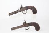 True Pair of BELGIAN Antique “Deringer” Pistols
- 2 of 25