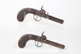 True Pair of BELGIAN Antique “Deringer” Pistols
- 1 of 25