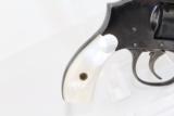 NATIONAL ARMS Co. Hammerless Revolver PEARL GRIPS - 10 of 12