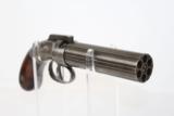 ENGRAVED Antique ALLEN & THURBER Pepperbox Revolver - 1 of 15