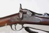 “Kansas” MARKED SPRINGFIELD 1877 Trapdoor Rifle - 1 of 13