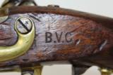 FRENCH Antique M1822 FLINTLOCK Musket by MUTZIG - 8 of 15